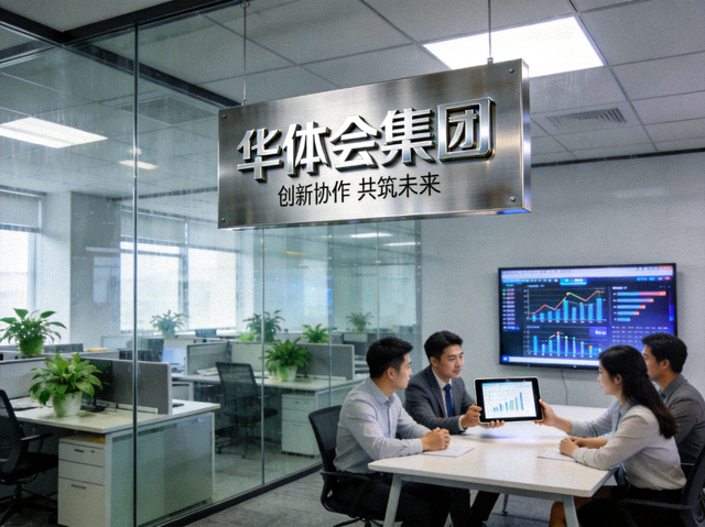 华体会集团现代化办公环境与团队协作场景